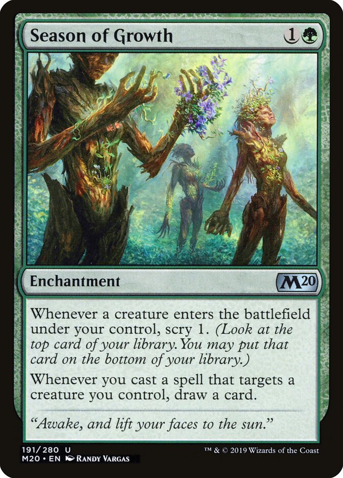 Season of Growth card front