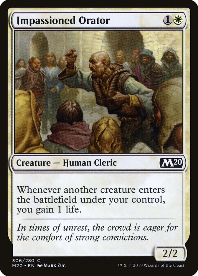 Impassioned Orator card front
