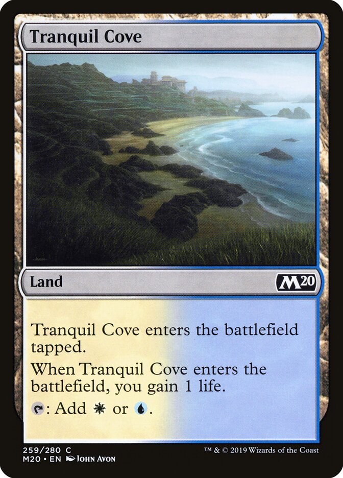 Tranquil Cove card front