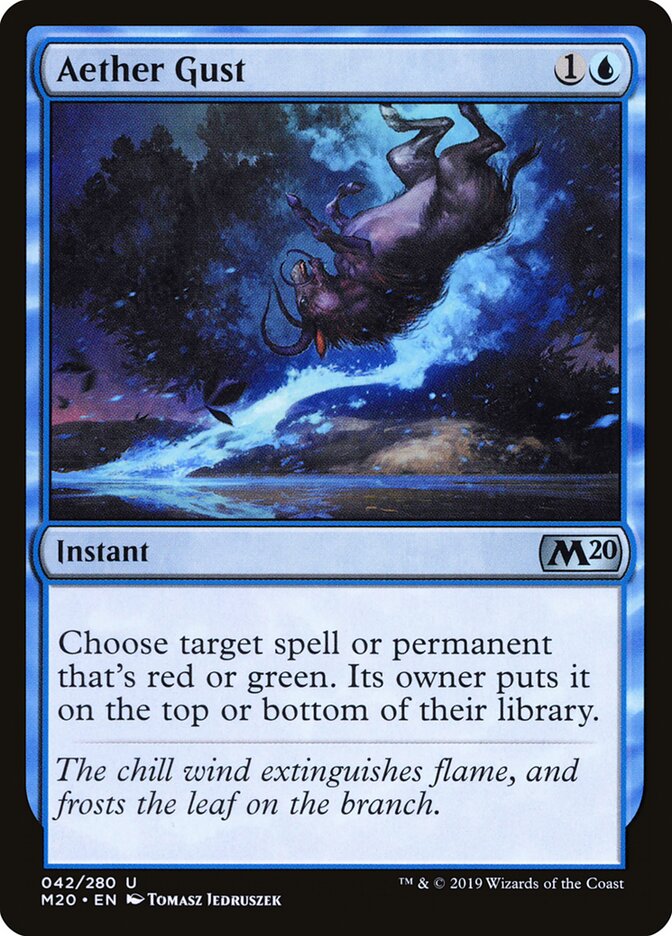 Aether Gust card front