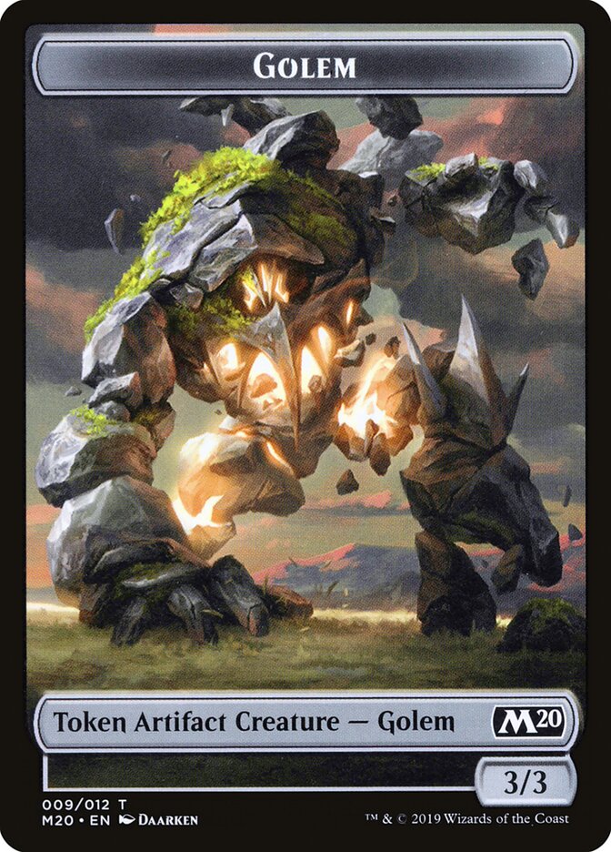 Golem card front