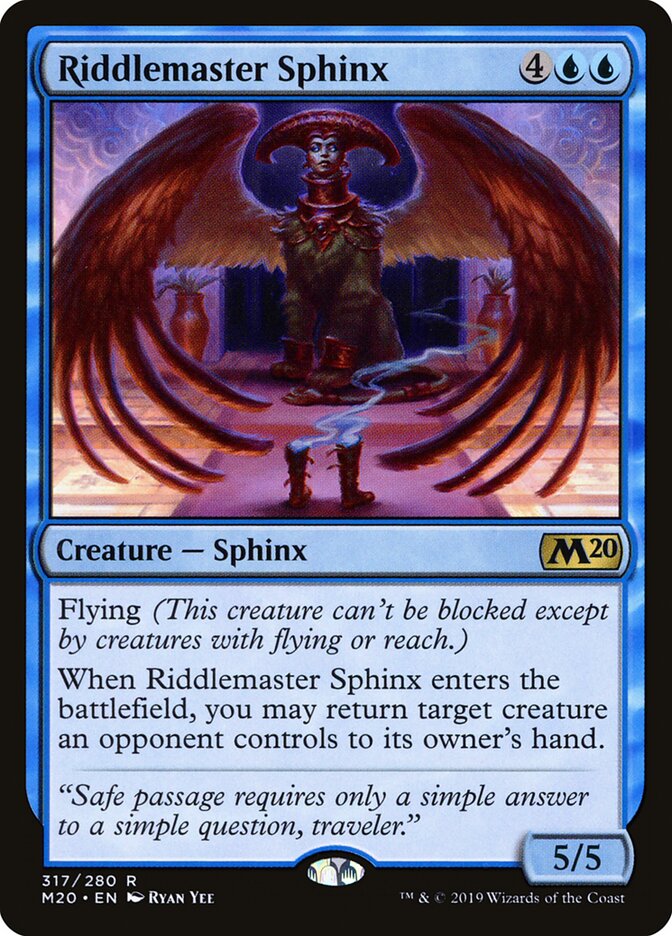 Riddlemaster Sphinx card front