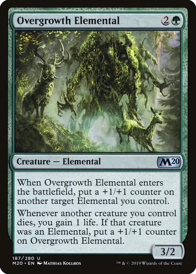 Overgrowth Elemental card front