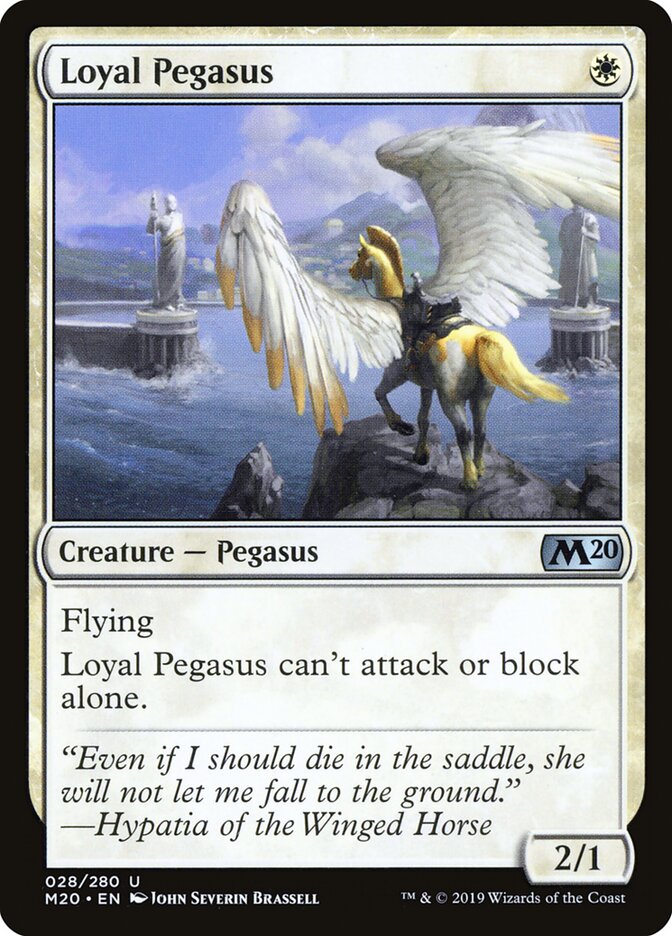 Loyal Pegasus card front