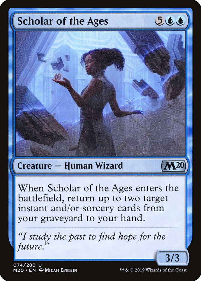 Scholar of the Ages card front