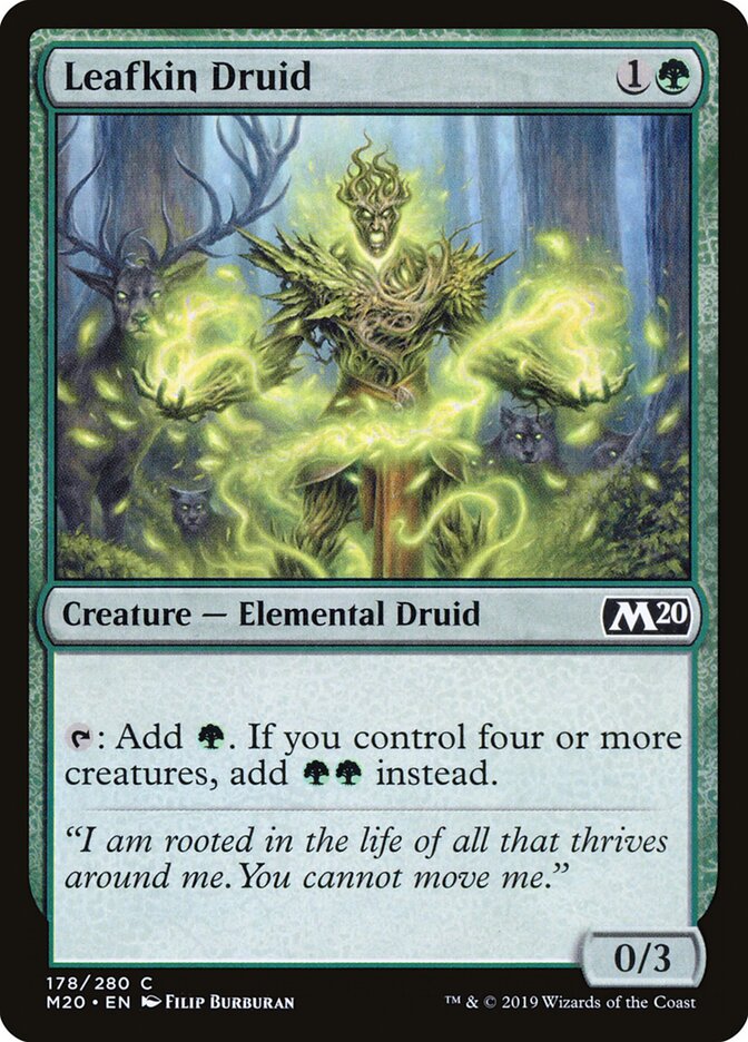 Leafkin Druid card front