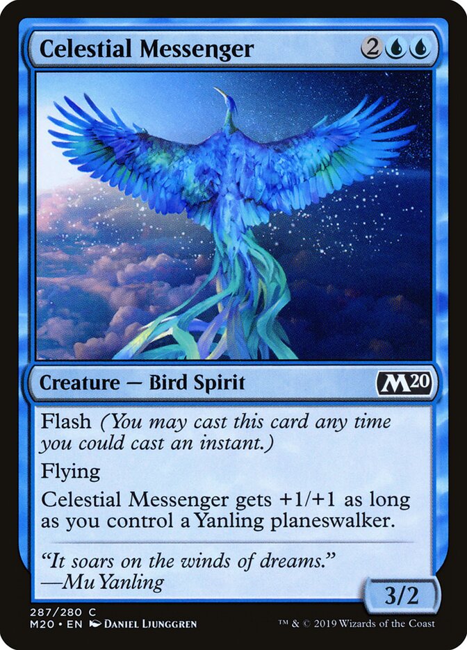 Celestial Messenger card front