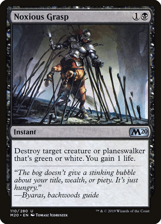 Noxious Grasp card front