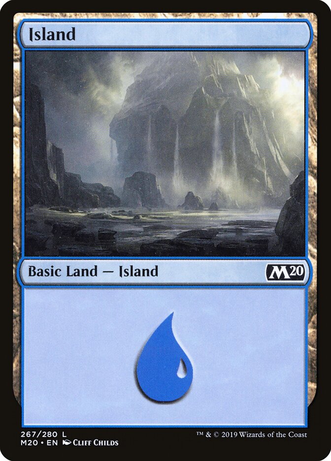 Island card front
