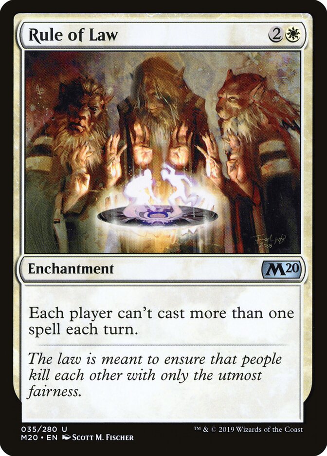 Rule of Law card front