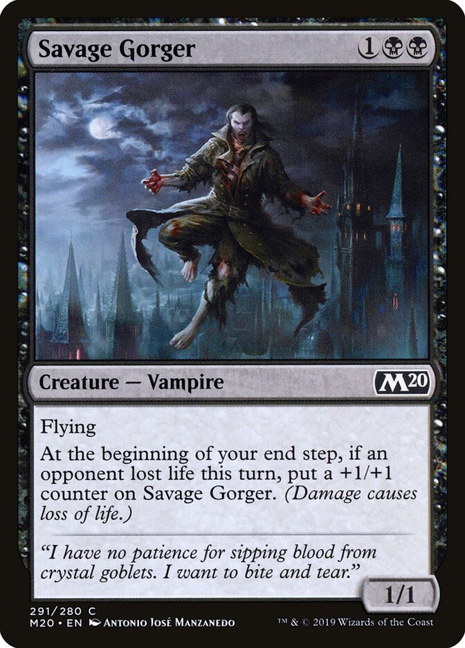 Savage Gorger card front