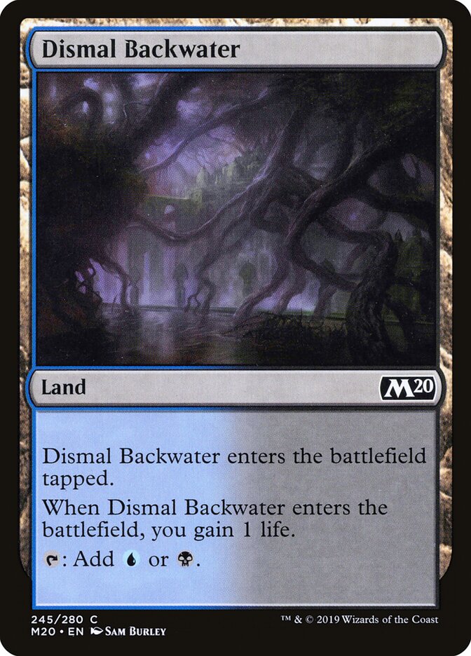 Dismal Backwater card front