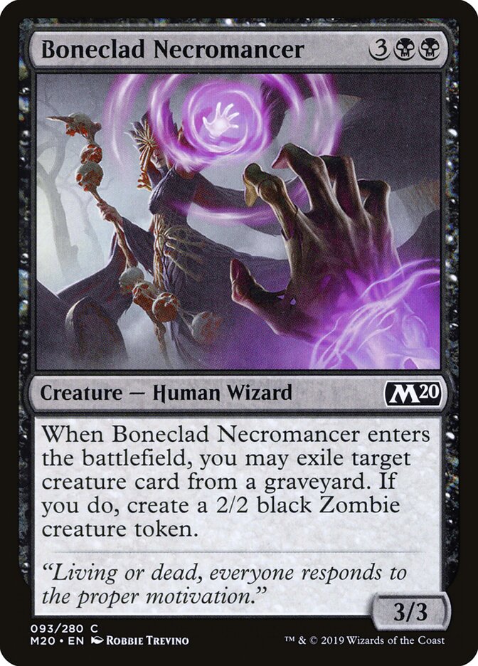 Boneclad Necromancer card front