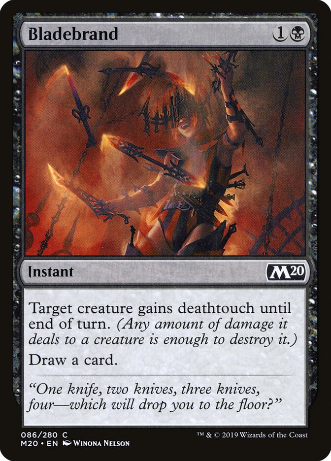 Bladebrand card front