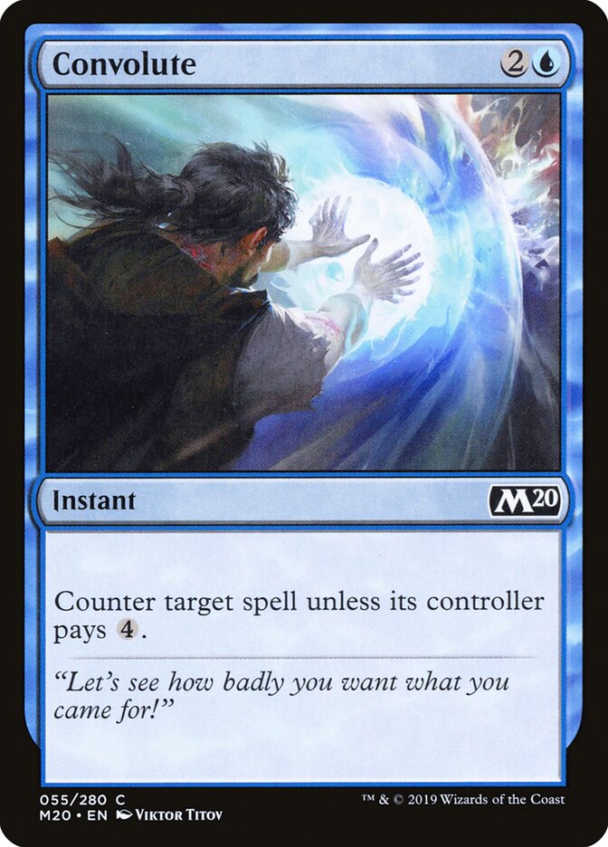 Convolute card front