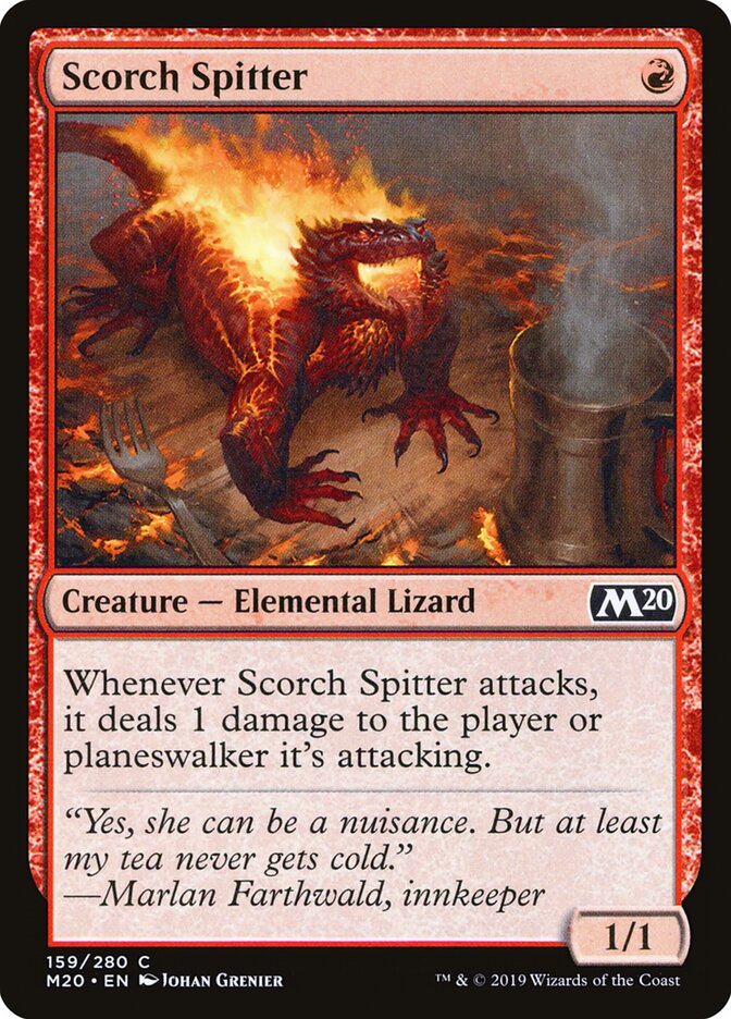Scorch Spitter card front