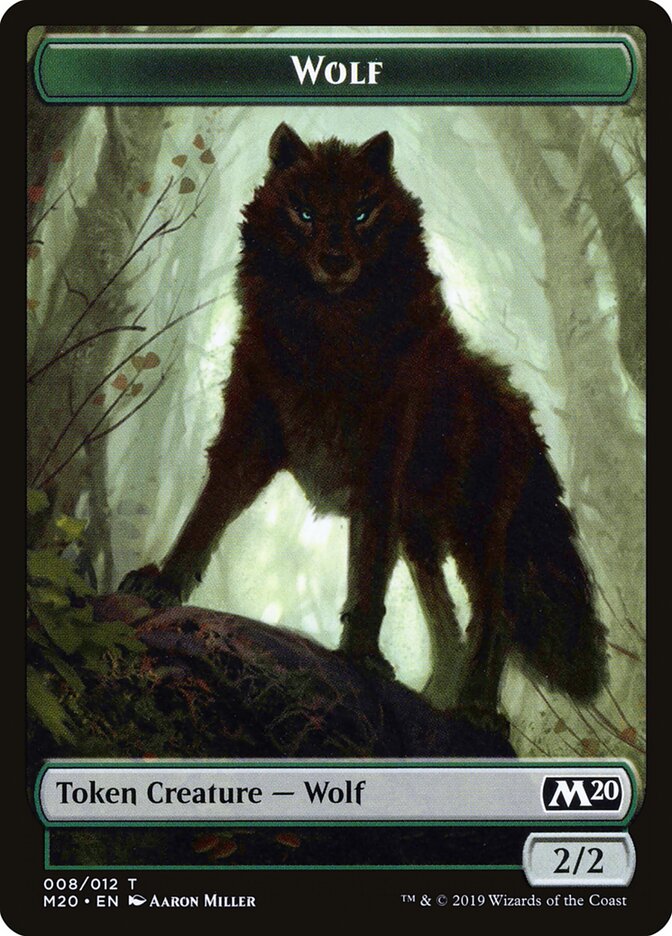 Wolf card front