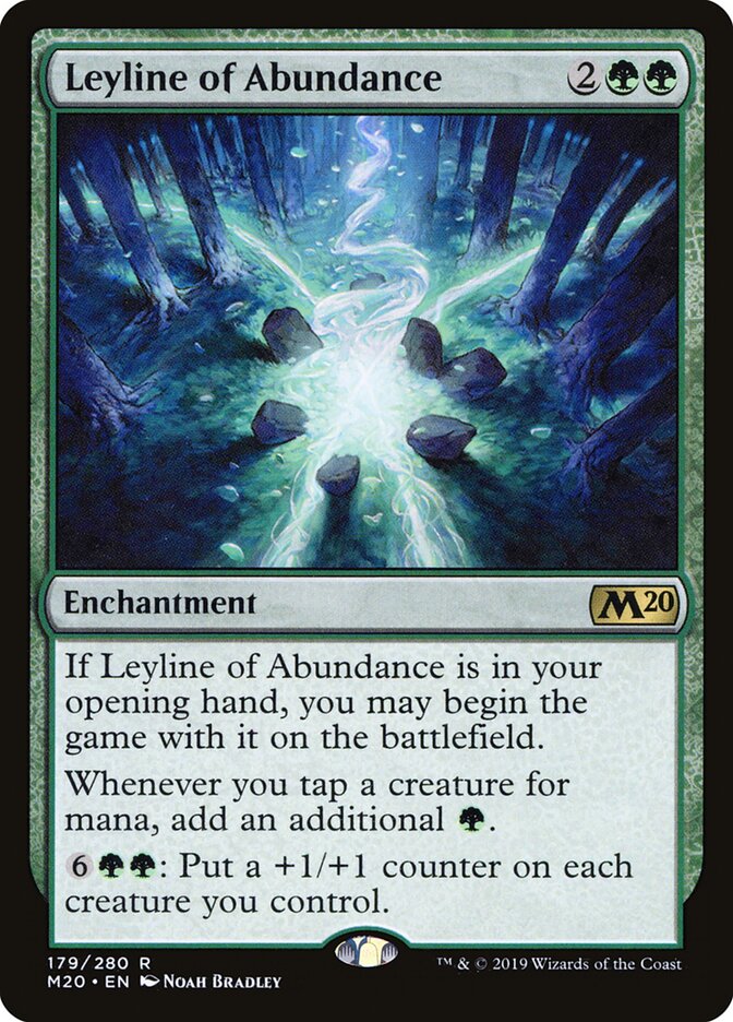 Leyline of Abundance card front