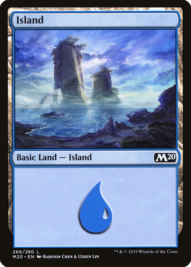 Island card front