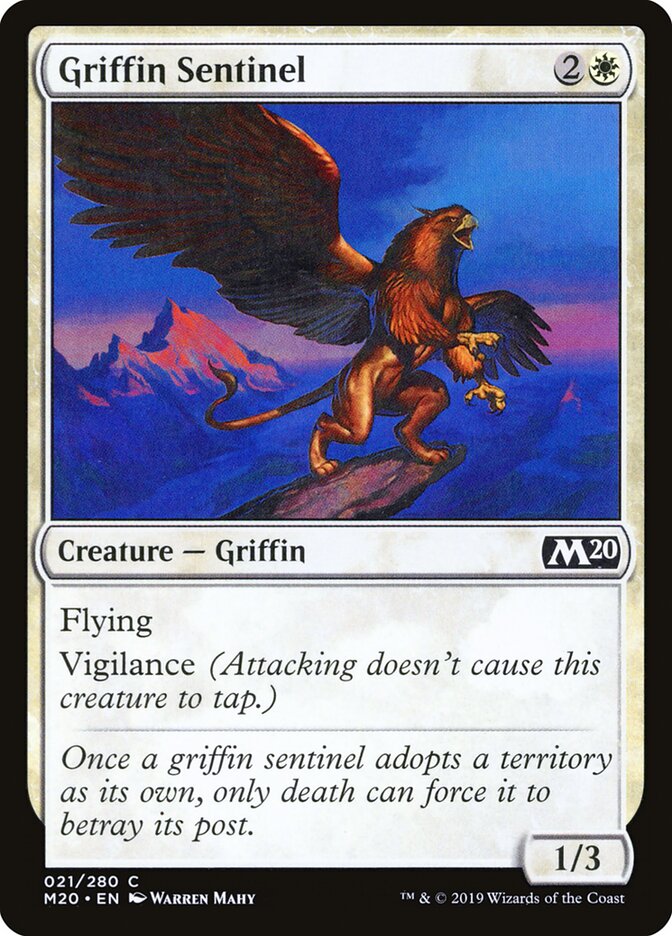 Griffin Sentinel card front