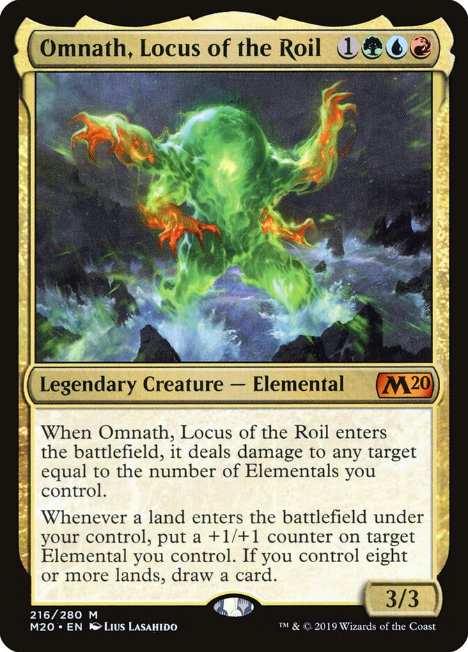 Omnath, Locus of the Roil card front