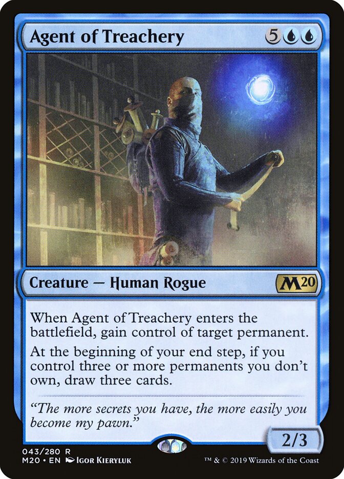 Agent of Treachery card front