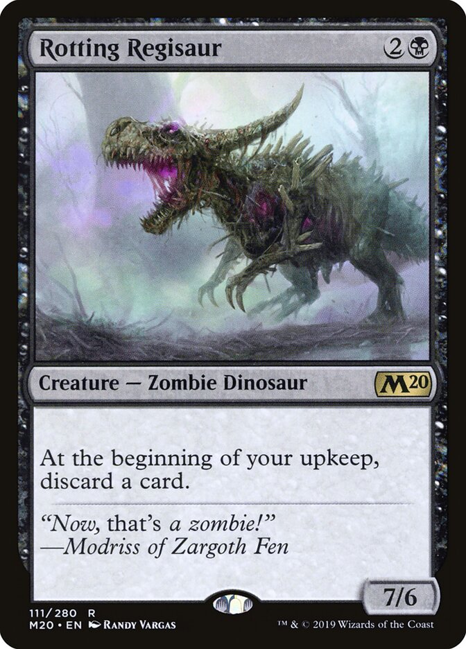 Rotting Regisaur card front