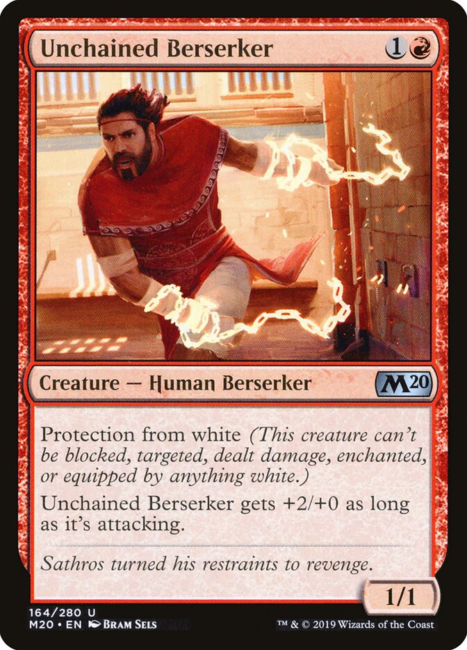 Unchained Berserker card front