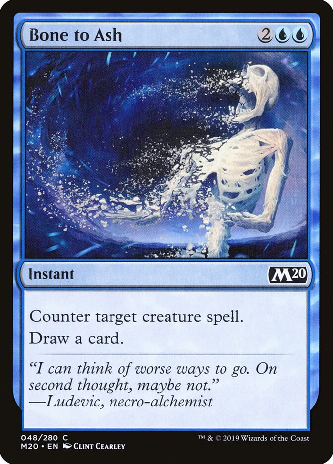 Bone to Ash card front