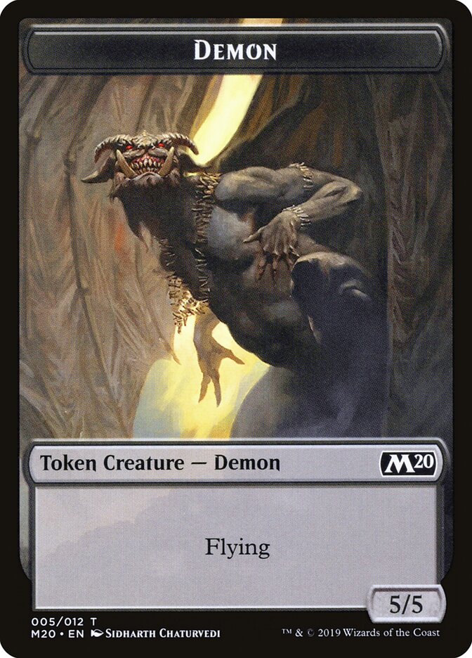 Demon card front