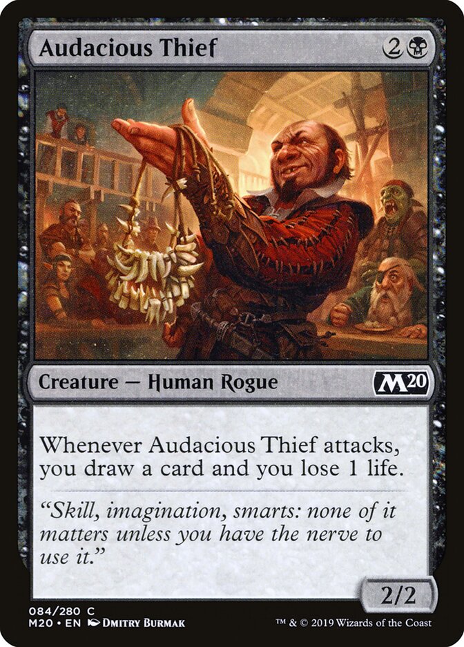 Audacious Thief card front