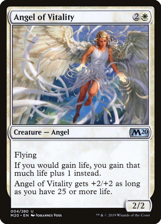 Angel of Vitality card front