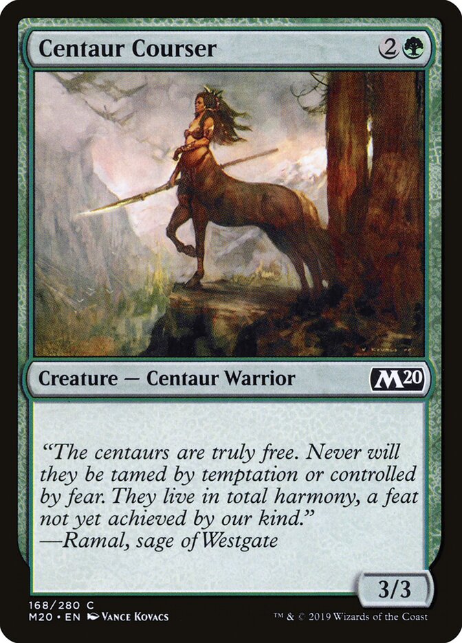 Centaur Courser card front