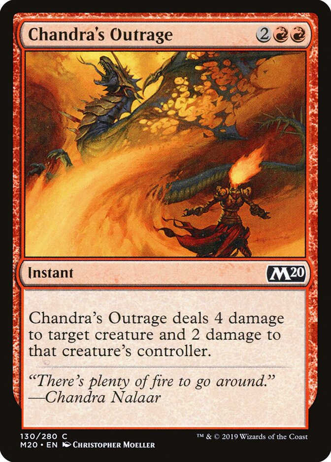 Chandra's Outrage card front