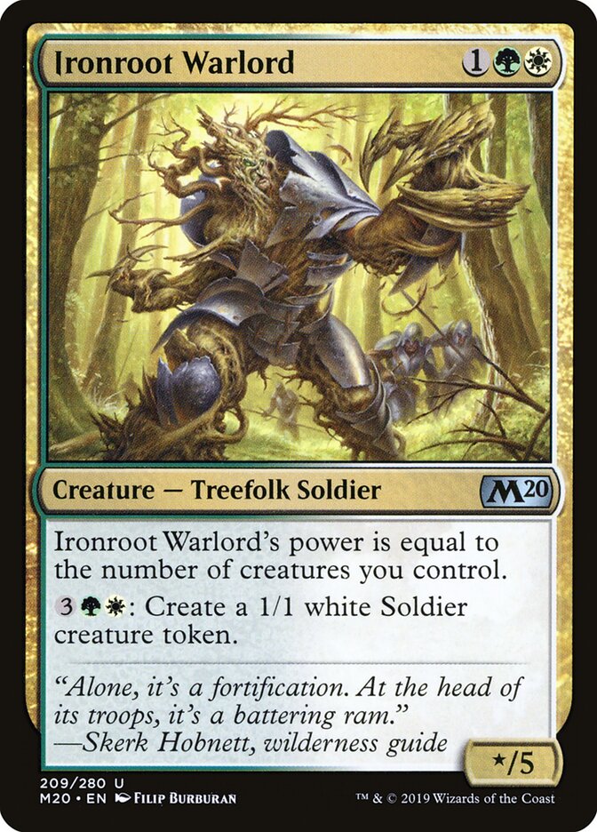 Ironroot Warlord card front