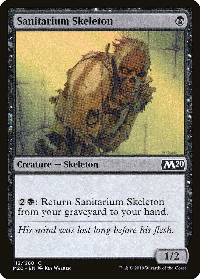 Sanitarium Skeleton card front
