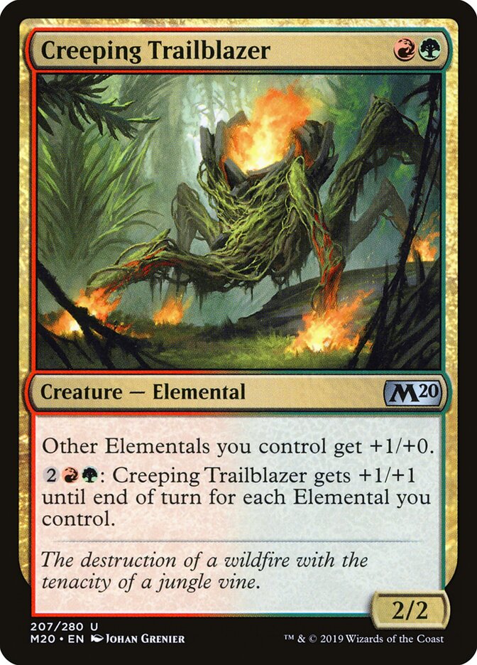 Creeping Trailblazer card front