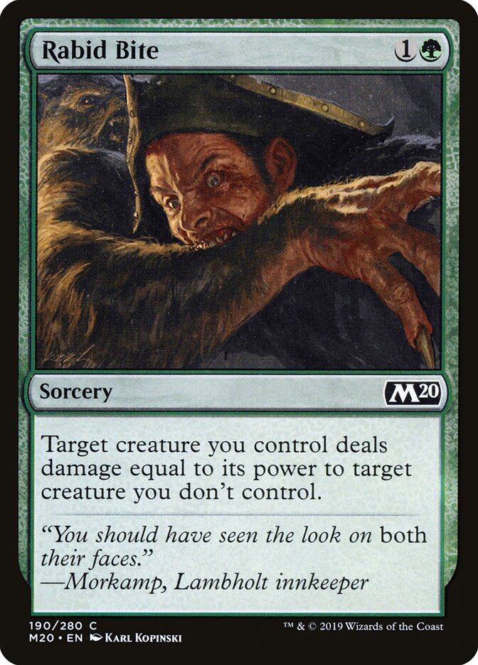 Rabid Bite card front