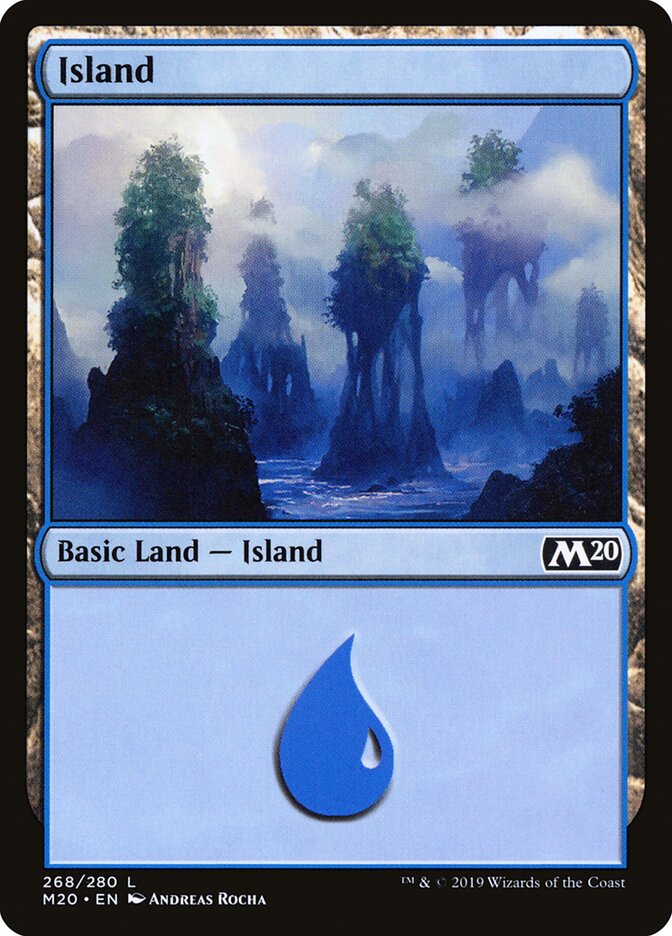 Island card front