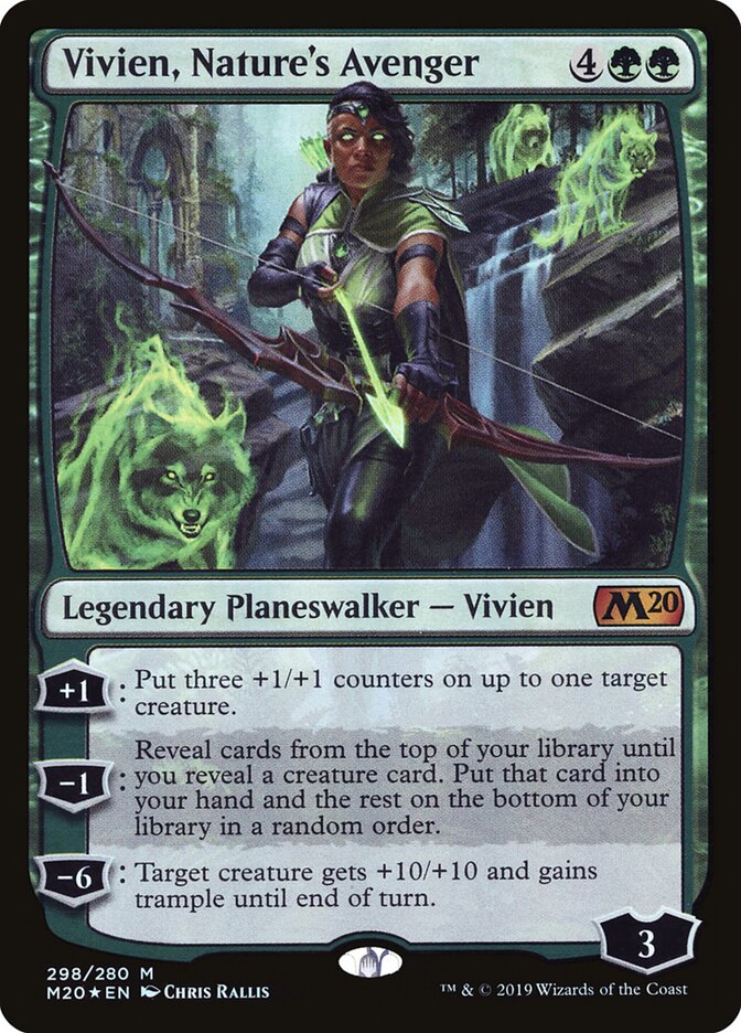 Vivien, Nature's Avenger card front