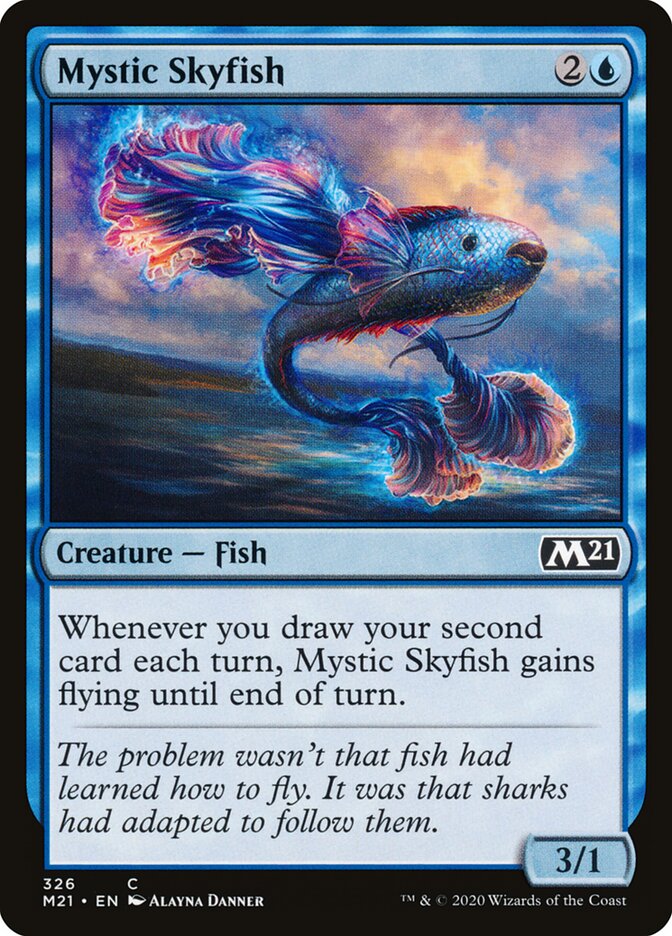 Mystic Skyfish card front