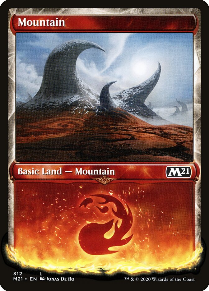Mountain card front