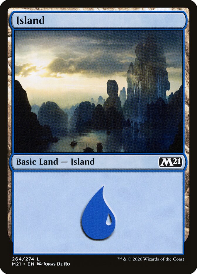 Island card front