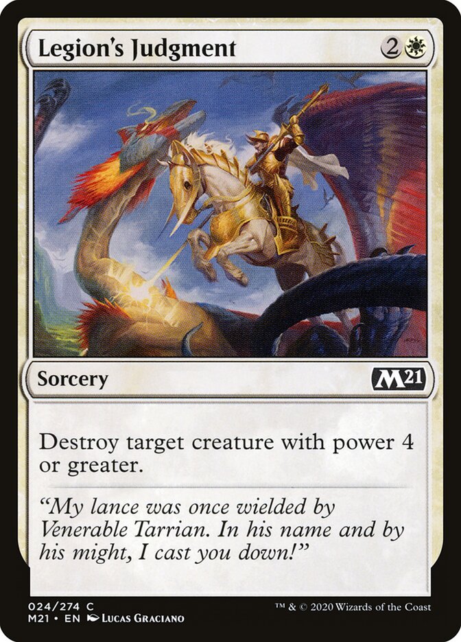 Legion's Judgment card front