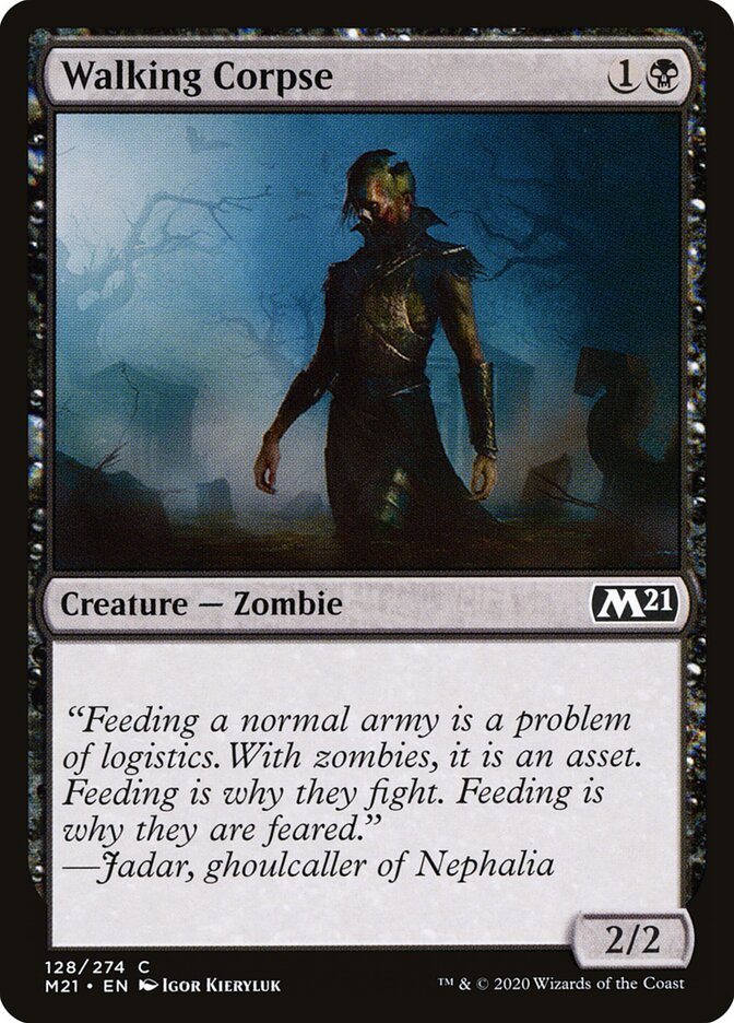 Walking Corpse card front