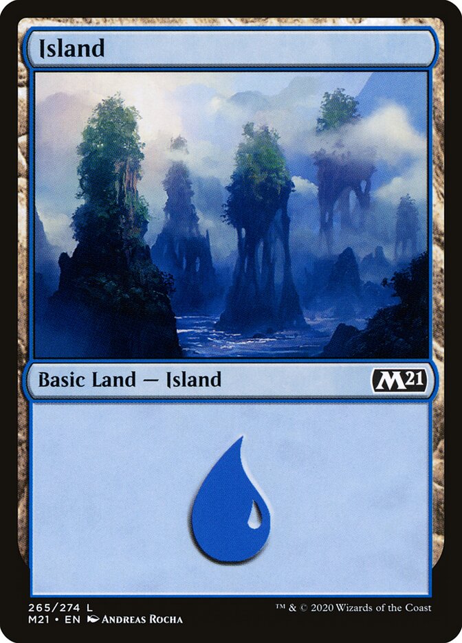 Island card front