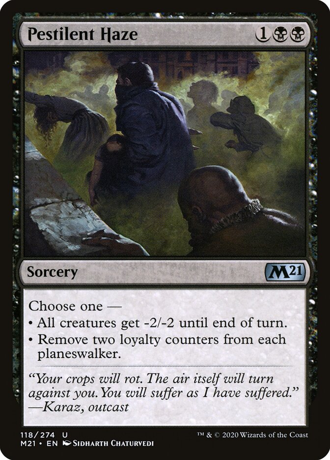 Pestilent Haze card front