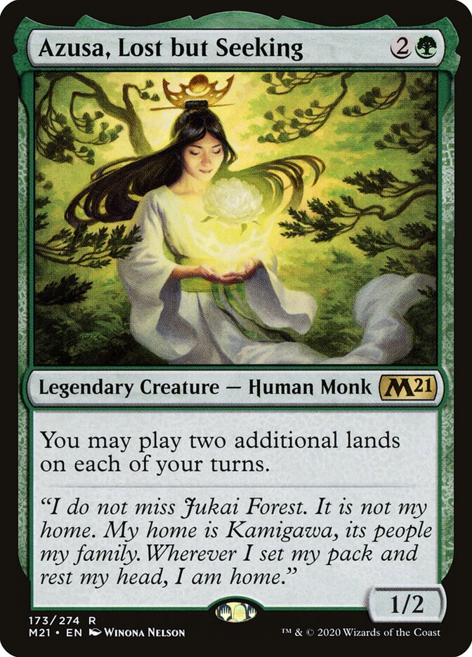 Azusa, Lost but Seeking card front