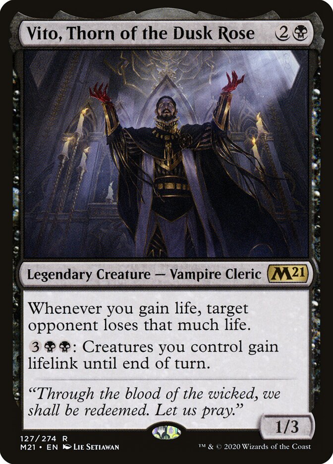 Vito, Thorn of the Dusk Rose card front