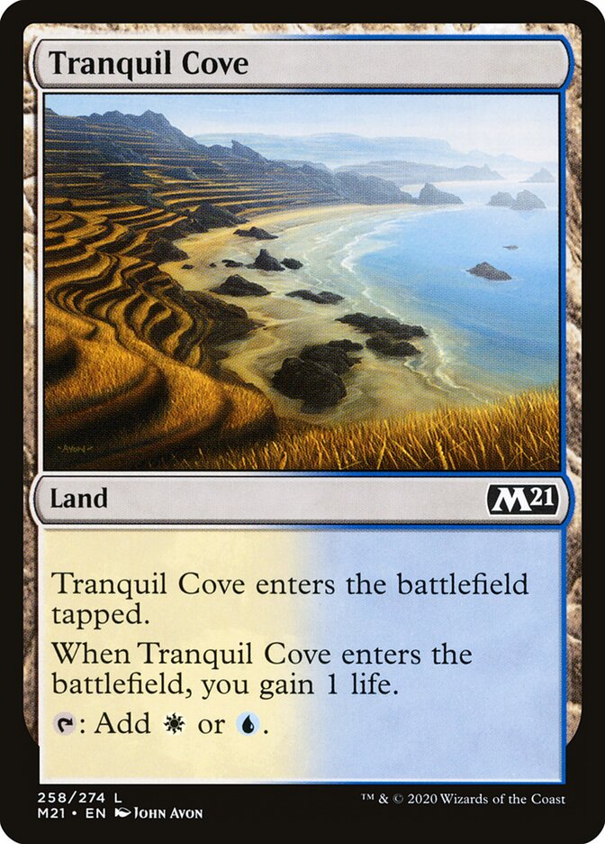 Tranquil Cove card front